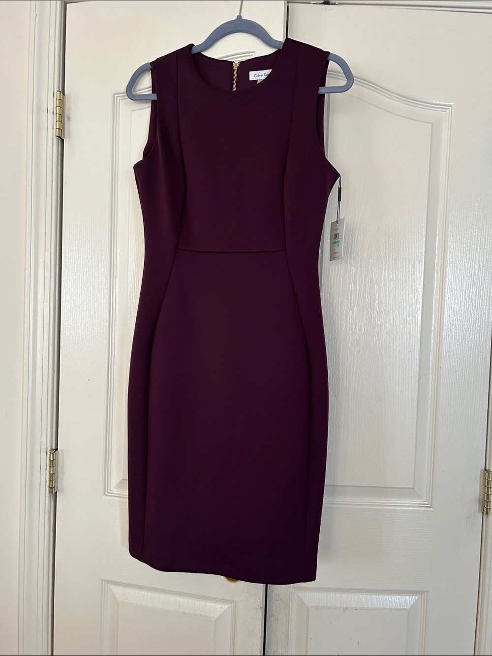 Calvin Klein Plum Sheath Dress